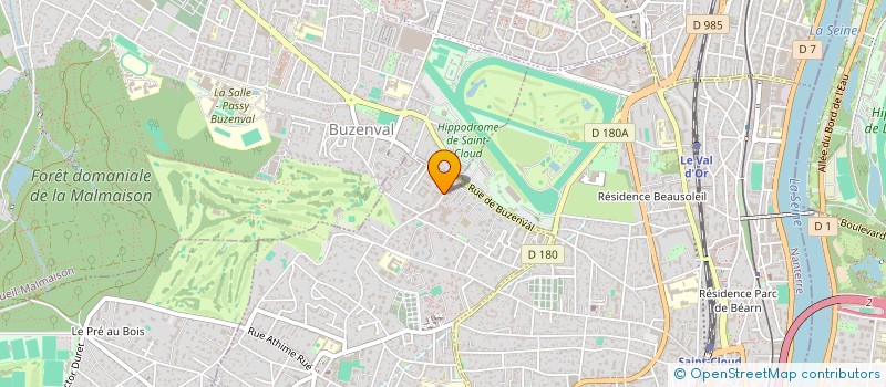 localisation de l'entreprise ITMATCH à GARCHES