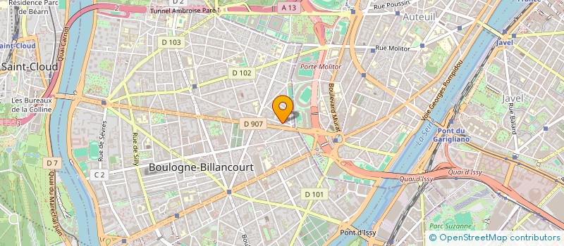 localisation de l'entreprise ITMD CONSULTING à BOULOGNE-BILLANCOURT