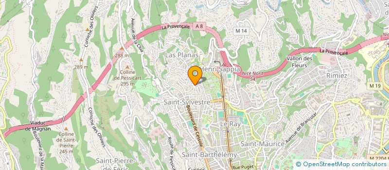 localisation de l'entreprise ITMULTISERVICES à NICE