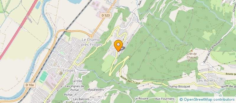 localisation de l'entreprise ITN  LE CHAMP-PRES-FROGES