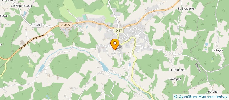 localisation de l'entreprise ITNAN EXPERT  THENON