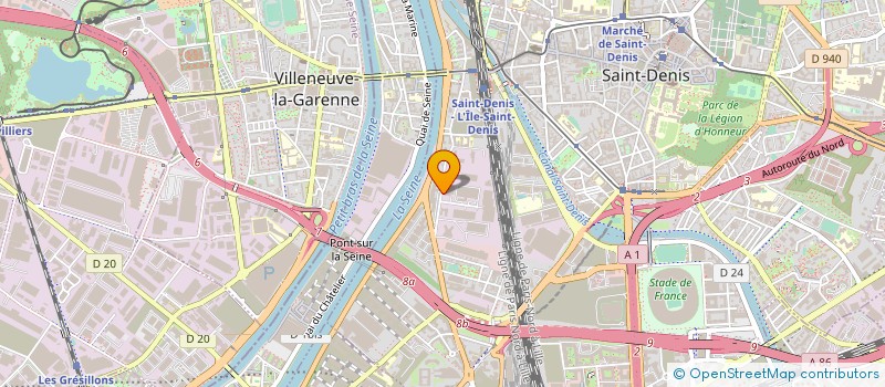 localisation de l'entreprise ITNI à SAINT-DENIS