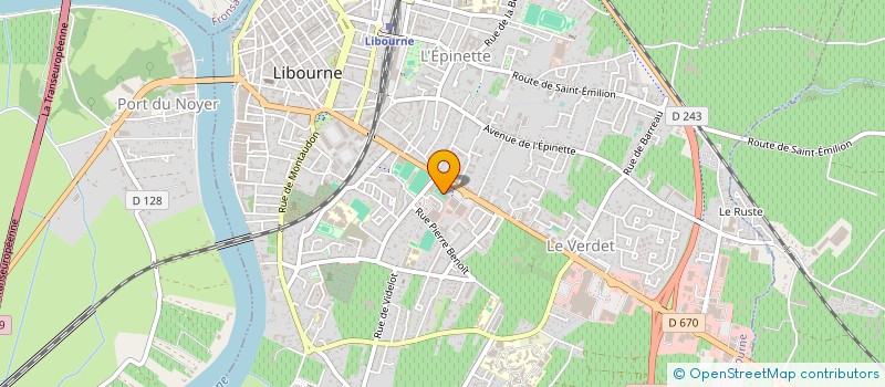 localisation de l'entreprise ITNL à LIBOURNE