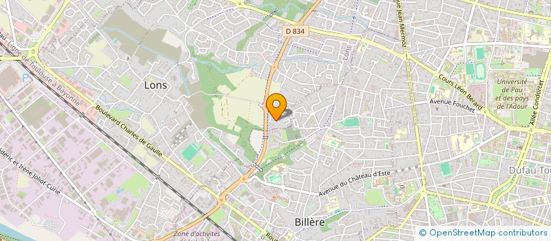 localisation de l'entreprise ITNOVEO  LONS