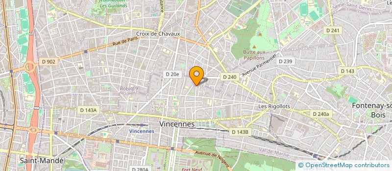 localisation de l'entreprise ITO à MONTREUIL