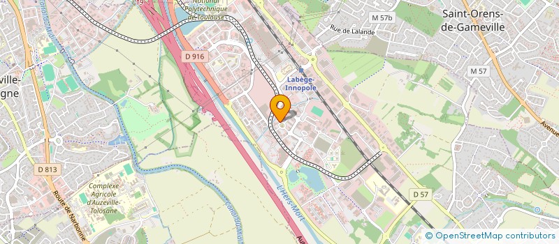 localisation de l'entreprise ITO  LABEGE