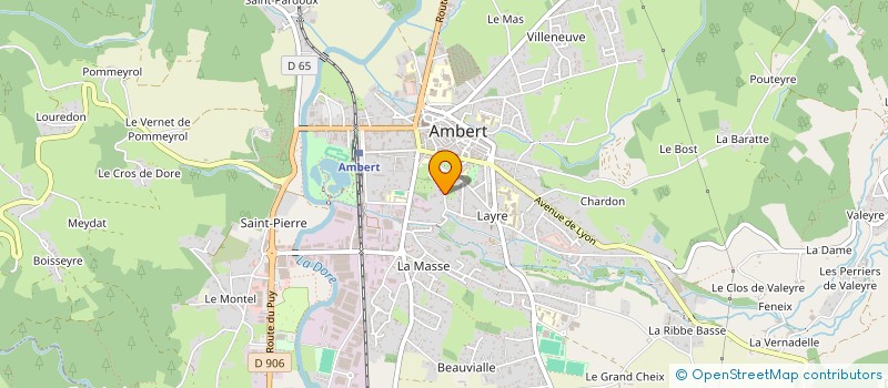 localisation de l'entreprise ITO  AMBERT