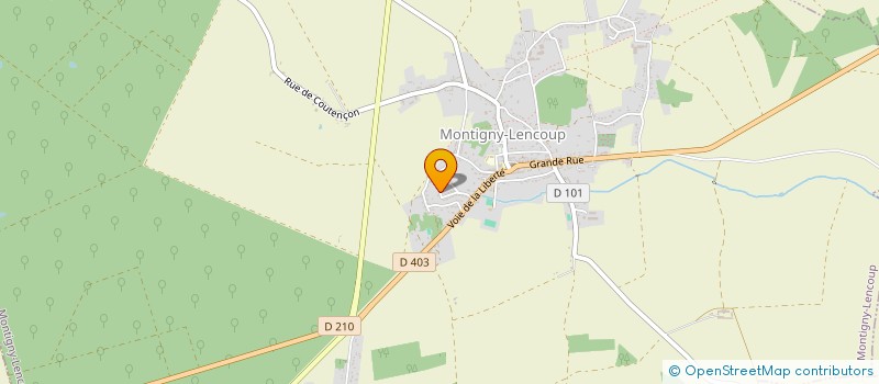 localisation de l'entreprise ITO IKO TRIP  MONTIGNY-LENCOUP