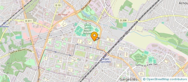 localisation de l'entreprise ITOCO GROUP à SARCELLES