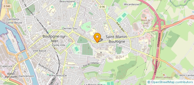 localisation de l'entreprise ITOGETHER 360  SAINT-MARTIN-BOULOGNE