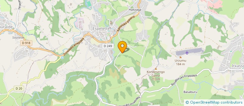 localisation de l'entreprise ITOIZ-ETXETOA  ITXASSOU
