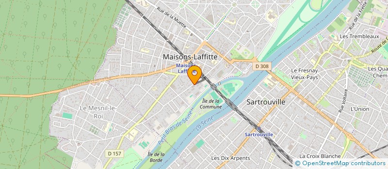 localisation de l'entreprise ITOMCONSULT  MAISONS-LAFFITTE
