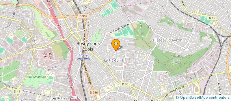 localisation de l'entreprise ITOMIC RESEARCH à ROSNY-SOUS-BOIS