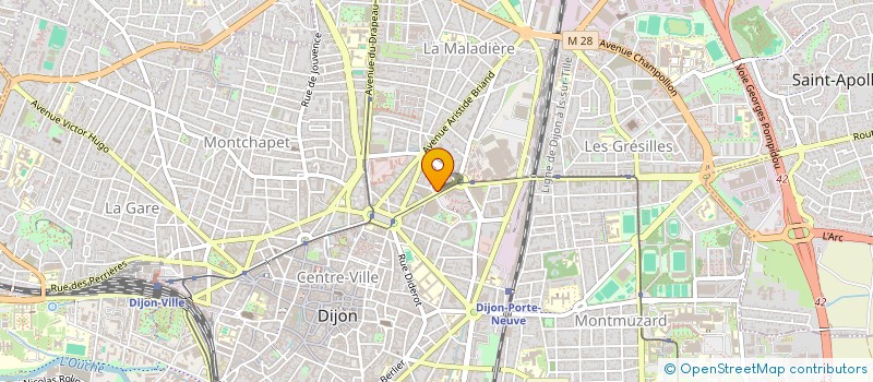 localisation de l'entreprise ITON à DIJON
