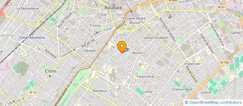 localisation de l'entreprise ITONDA  ROUBAIX