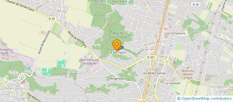 localisation de l'entreprise ITOP IMMO  MONTLHERY