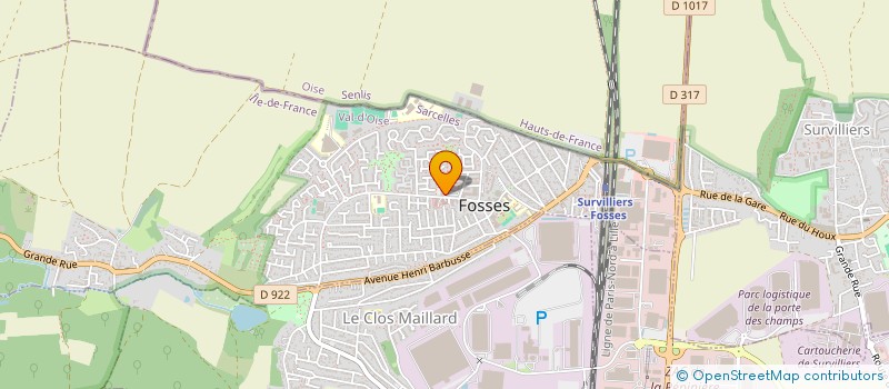 localisation de l'entreprise ITOUMBA OBAMI COMPANY  FOSSES