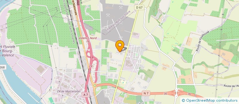 localisation de l'entreprise ITP-CONSULT à BOURG-LES-VALENCE