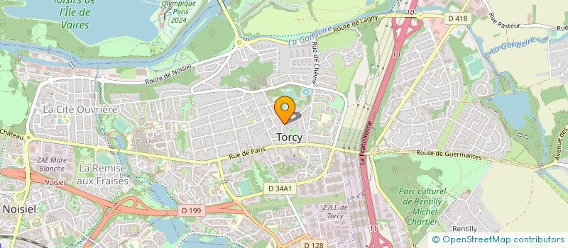 localisation de l'entreprise ITP DE LA BRIE à TORCY