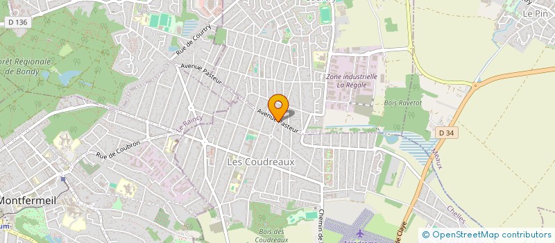 localisation de l'entreprise ITP ENERGIE à CHELLES