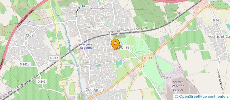 localisation de l'entreprise ITPM  VERGEZE