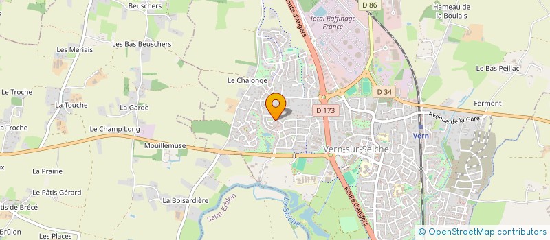 localisation de l'entreprise ITQAN CLOUD à VERN-SUR-SEICHE