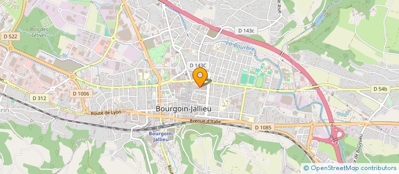 localisation de l'entreprise ITR à BOURGOIN-JALLIEU