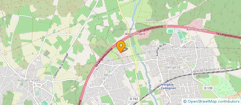 localisation de l'entreprise ITRA INVEST  VERGEZE