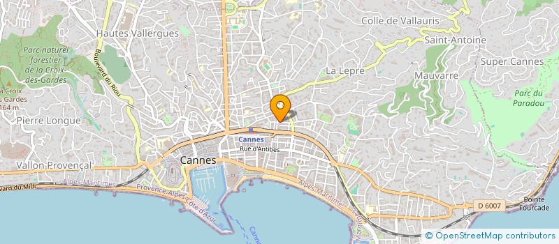 localisation de l'entreprise ITRAN à CANNES