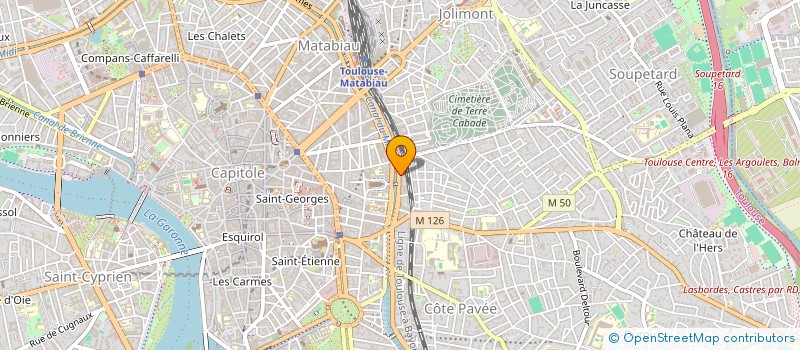 localisation de l'entreprise ITREMA à TOULOUSE