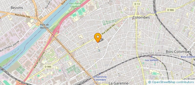 localisation de l'entreprise ITREMA à COLOMBES