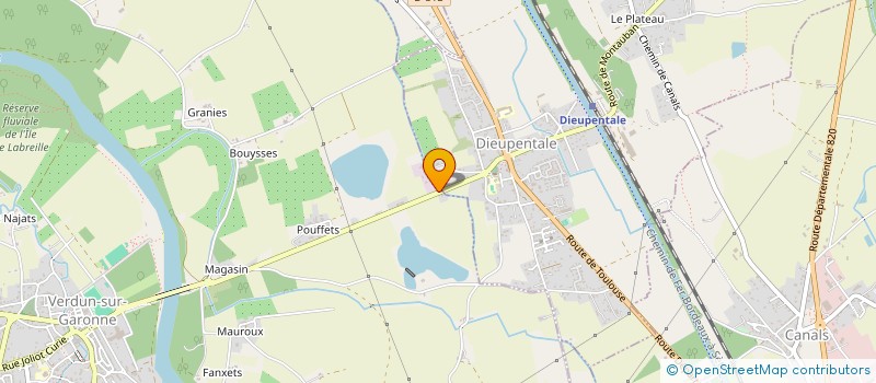 localisation de l'entreprise ITREN à VERDUN-SUR-GARONNE