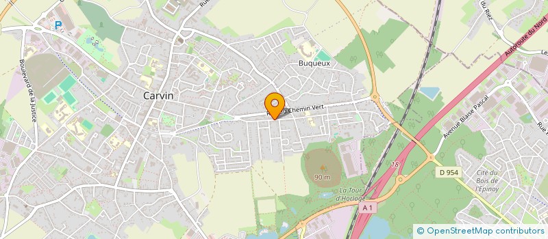 localisation de l'entreprise ITRG AQUITAINE à CARVIN