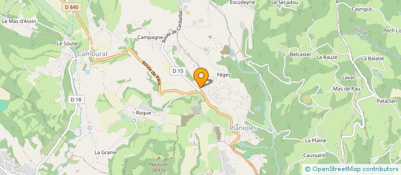 localisation de l'entreprise ITRIBU  PLANIOLES