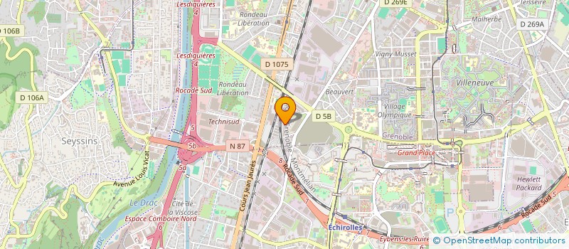 localisation de l'entreprise ITRIS à GRENOBLE