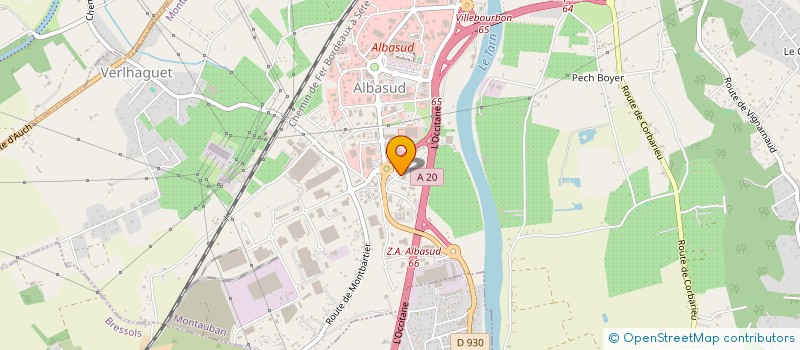localisation de l'entreprise ITRONICS GI à MONTAUBAN