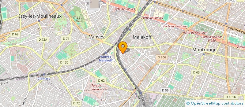 localisation de l'entreprise ITRY TRADING à MALAKOFF