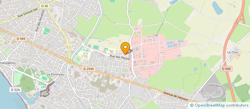 localisation de l'entreprise ITS à LES SABLES D'OLONNE