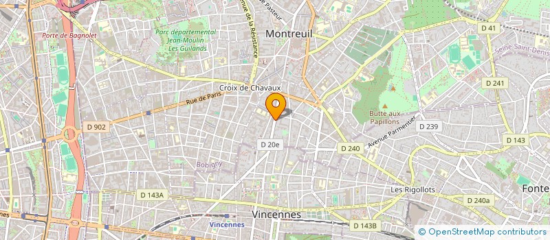 localisation de l'entreprise ITS ASSISTANCE à MONTREUIL