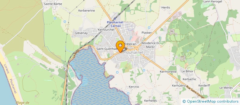 localisation de l'entreprise ITS BREIZH (IMPRESSION TRANSFERT SERVICE) à PLOUHARNEL