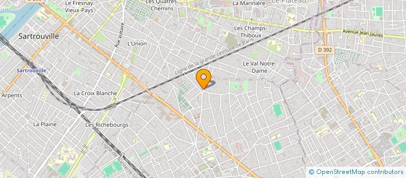 localisation de l'entreprise ITS CHOISY A  HOUILLES