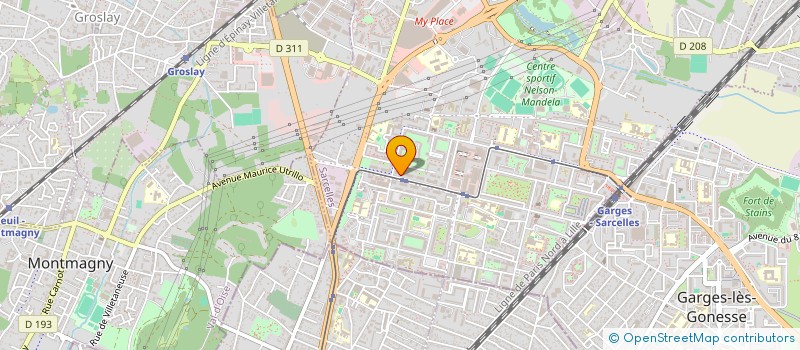 localisation de l'entreprise ITS CONSEIL à SARCELLES