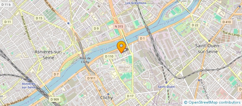 localisation de l'entreprise ITS - EZ à CLICHY