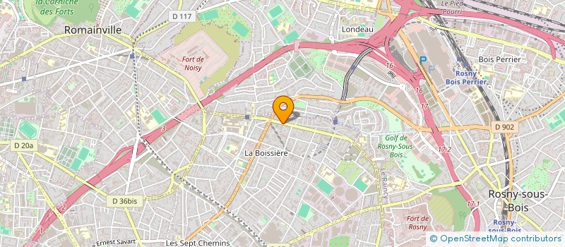 localisation de l'entreprise ITS FOODS à MONTREUIL