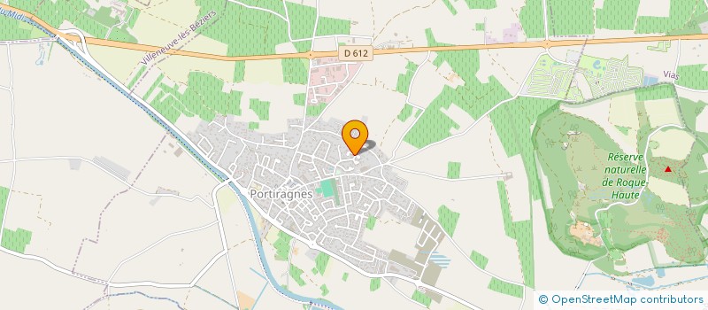 localisation de l'entreprise ITS FUSION à VILLENEUVE-LES-BEZIERS