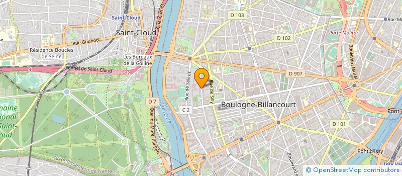localisation de l'entreprise ITS GROUP à BOULOGNE-BILLANCOURT