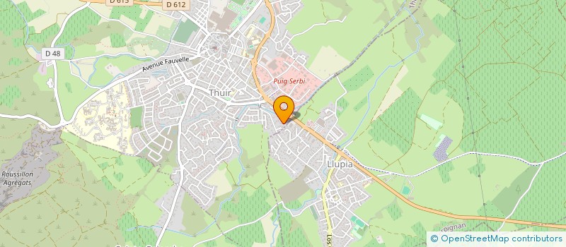 localisation de l'entreprise ITS GROUPE  THUIR