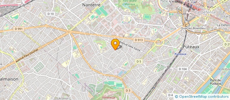 localisation de l'entreprise ITS ILE DE FRANCE  NANTERRE