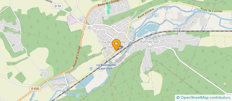 localisation de l'entreprise ITS-SERVICES à LA BONNEVILLE-SUR-ITON