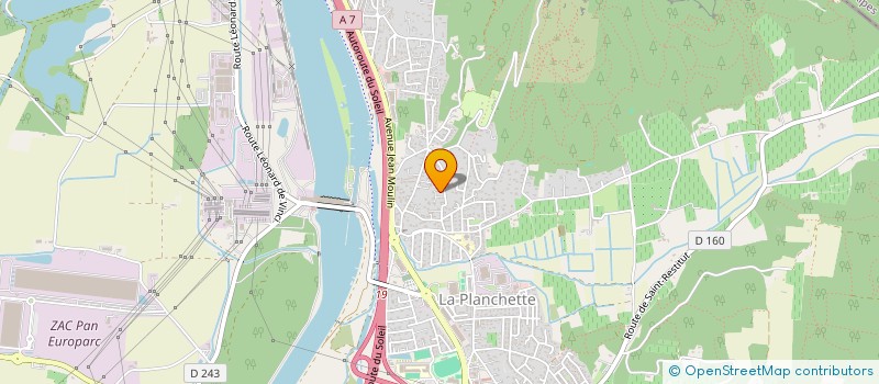 localisation de l'entreprise ITS SUD  BOLLENE